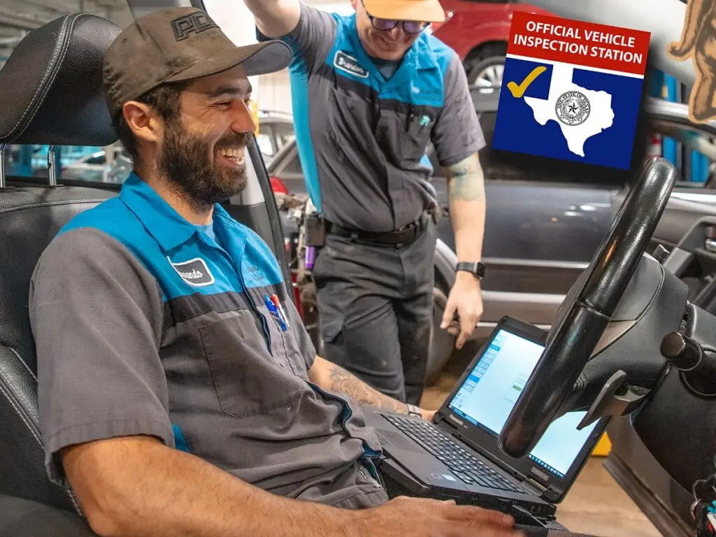 Inspección de carros en Texas